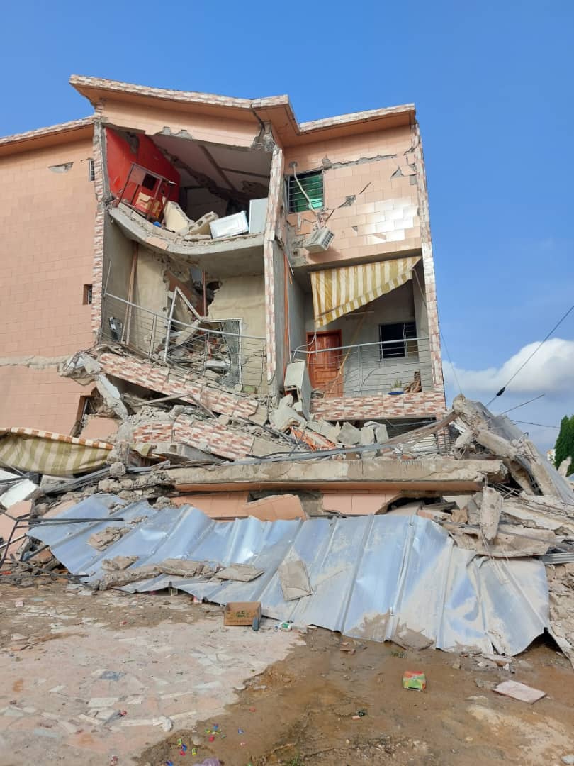 Effondrement d'un immeuble à Angré 8ème tranche - photo 7