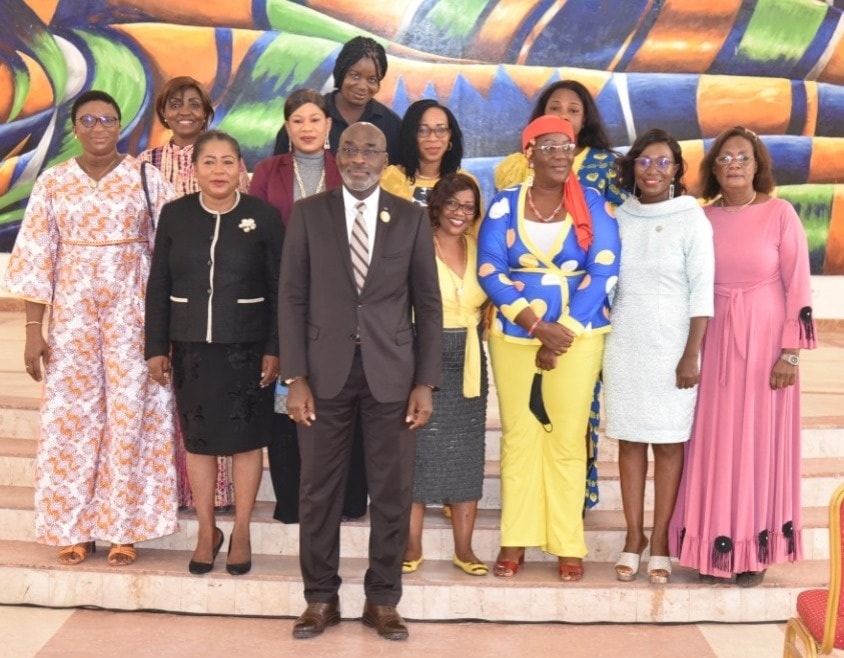 Cérémonie de présentation de voeux à la mairie de Cocody  - photo 10