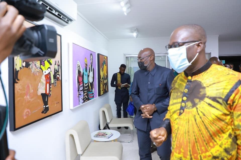 Art pictural /Inauguration de son nouveau siège et de sa galérie Pièce unique  - photo 7