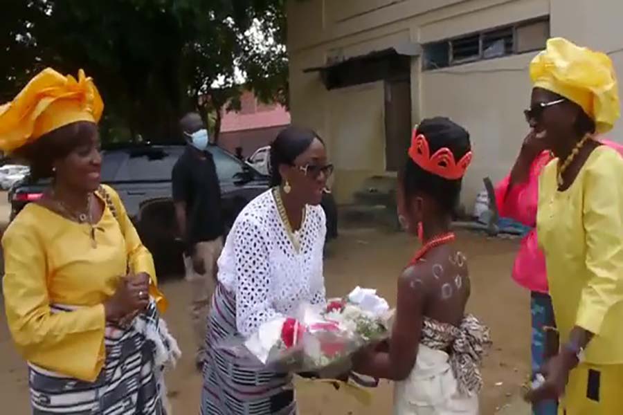 Visite de courtoisie et de remerciements aux populations 