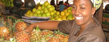 Commerçante sur un marché de Cocody : déclaration d'activité